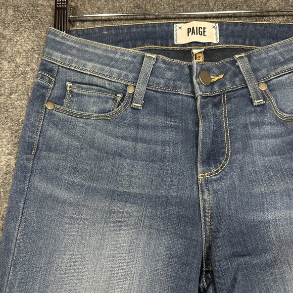 Paige Jeans Womens 26 Verdugo Ankle Cotton Stretch Medium Wash Pockets - Picture 4 of 9